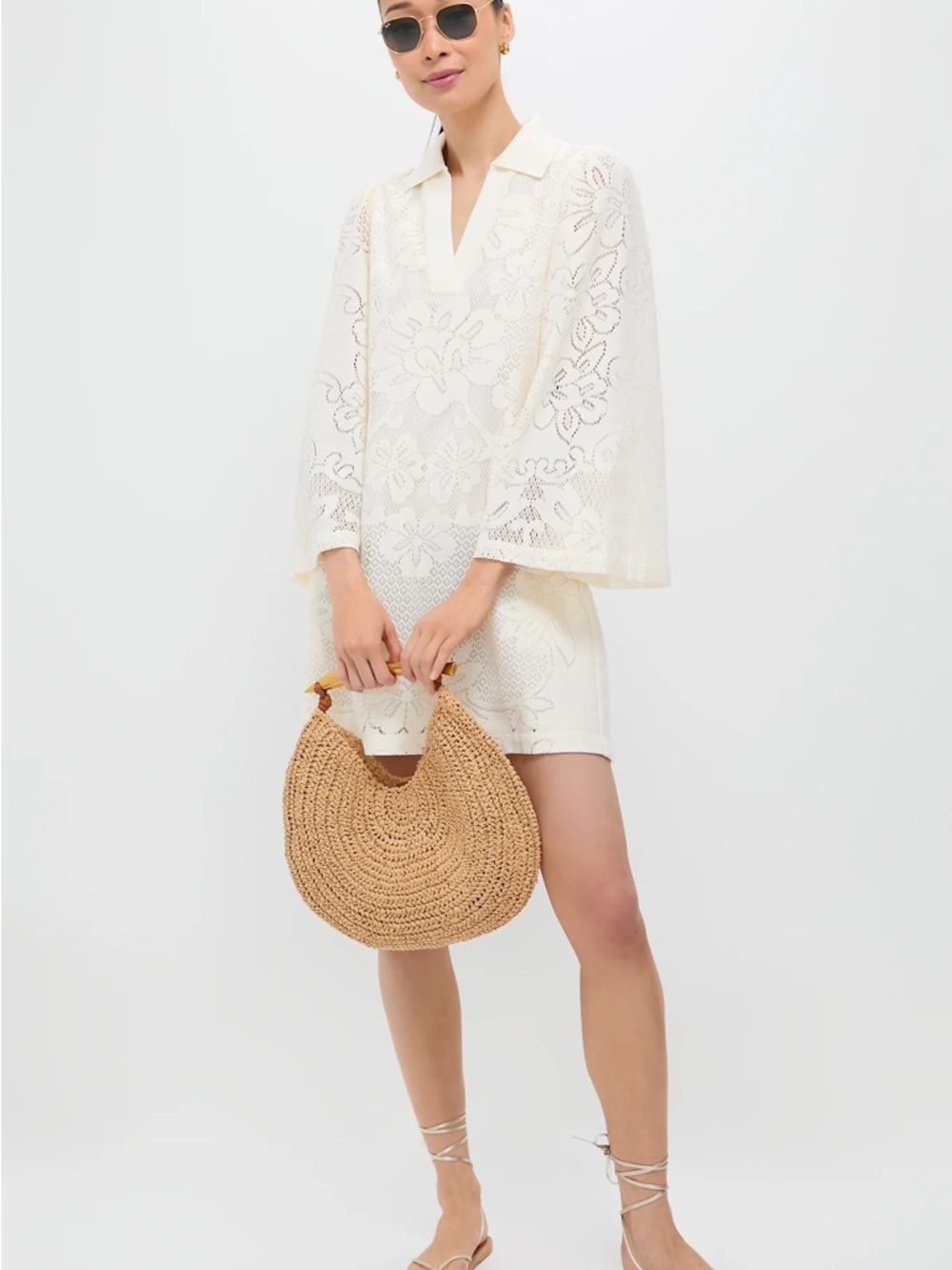 Tuckernuck Ivory Lace Courtney Dress